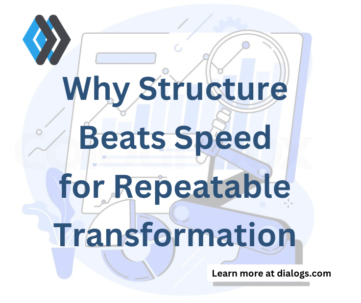 From One-Off Fixes to Repeatable Transformation